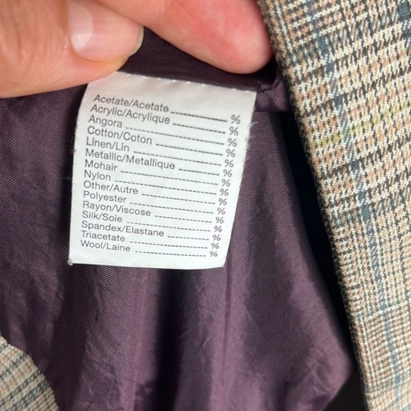 Rebecca King Plaid Belted Fall Jacket - Picture 9 of 10